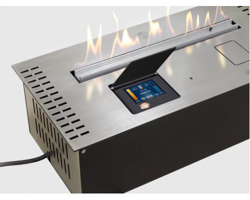 Автоматический биокамин Lux Fire Smart Flame 1500 RC INOX